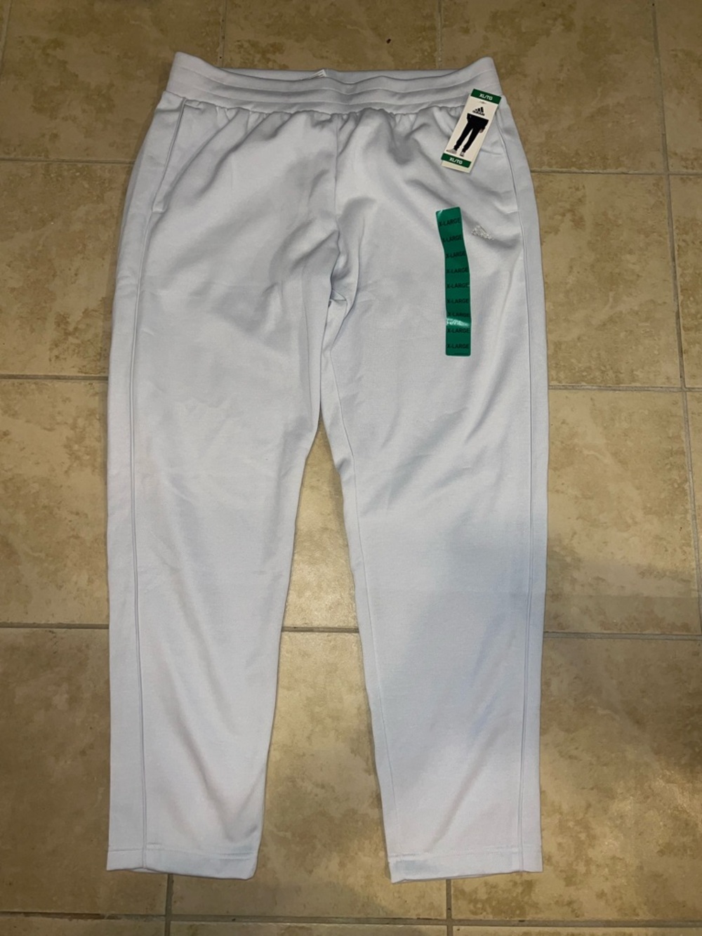 Adidas Light Grey Fleece Active Joggers